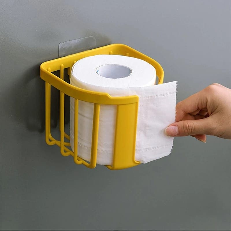 Toilet Paper Shelf, Punch-Free Toilet Paper Shelf, Bathroom Kitchen Tissue Box, Wall-Mounted Sticky Paper Storage Box, Toilet Roll Holder Toilet Paper Shelf, Punch-Free Toilet Paper Shelf, Bathroom Kitchen Tissue Box, Wall-Mounted Sticky Paper Storage Box, Toilet Roll Holder